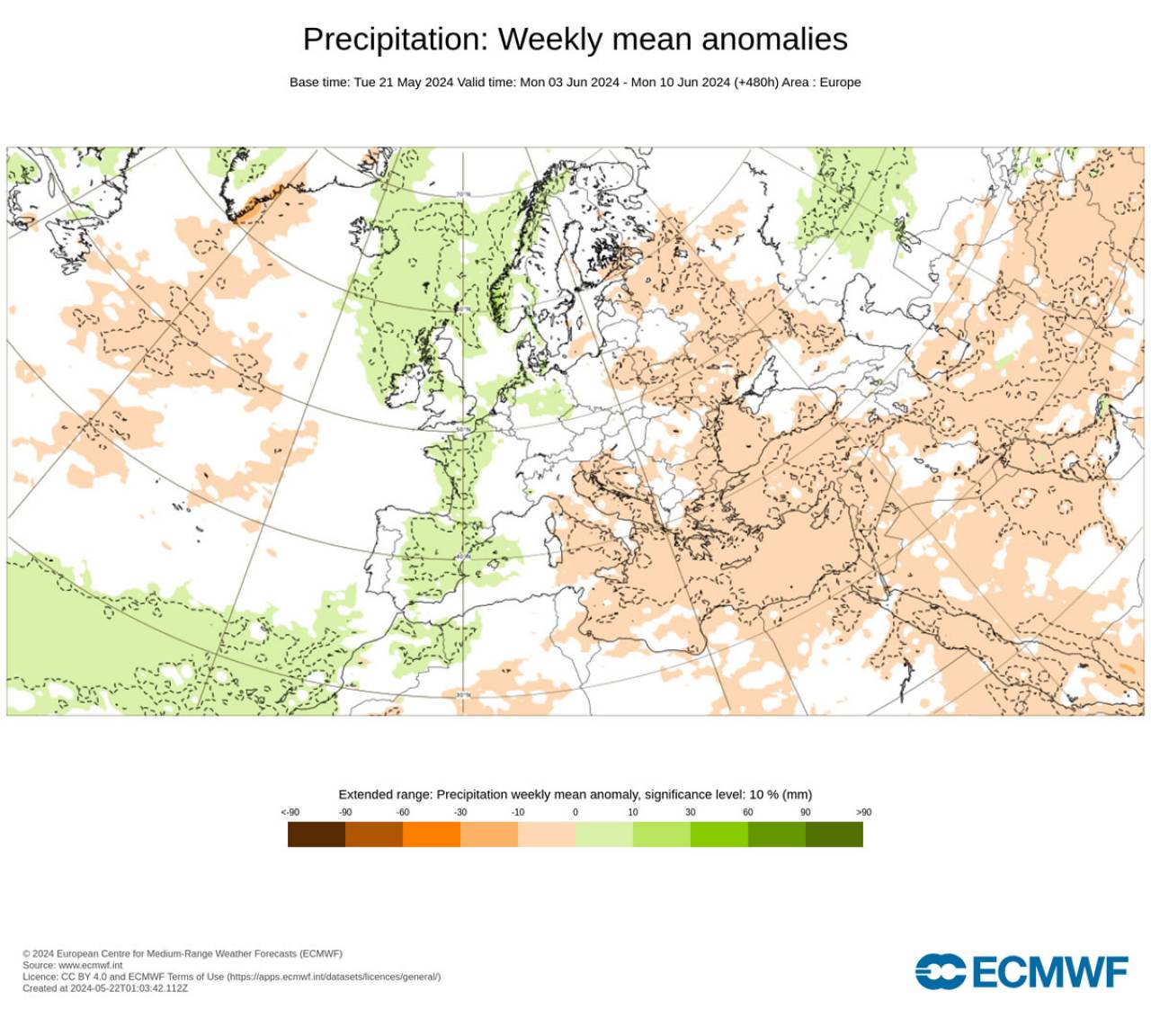 anomalie precipitazioni Ecmwf anomalie precipitazioni Ecmwf
