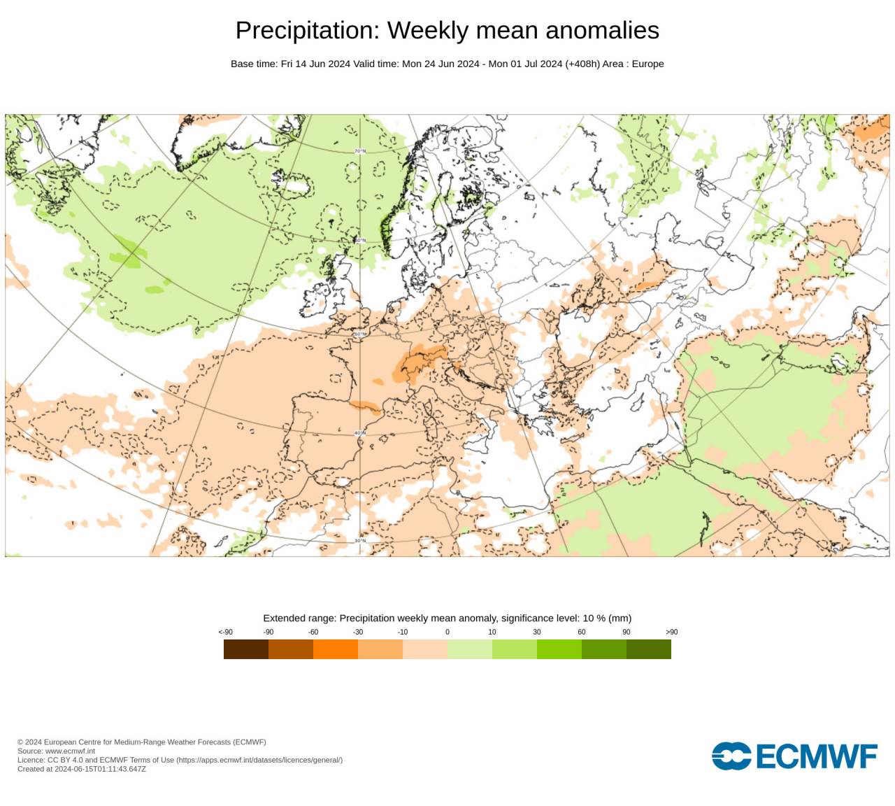 anomalie precipitazioni per fine mese secondo Ecmwf anomalie precipitazioni per fine mese secondo Ecmwf