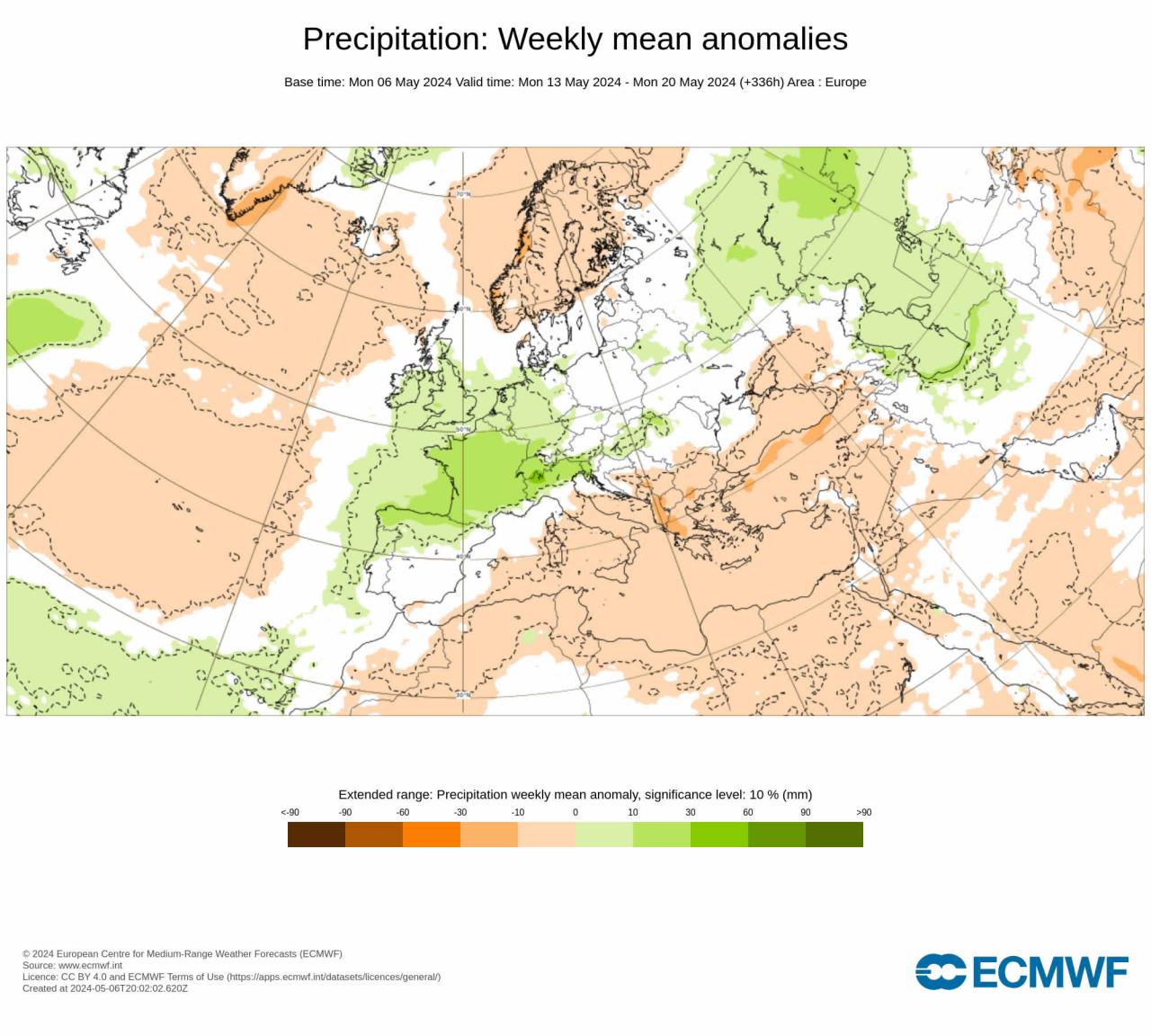 anomalie precipitazioni secondo Ecmwf anomalie precipitazioni secondo Ecmwf