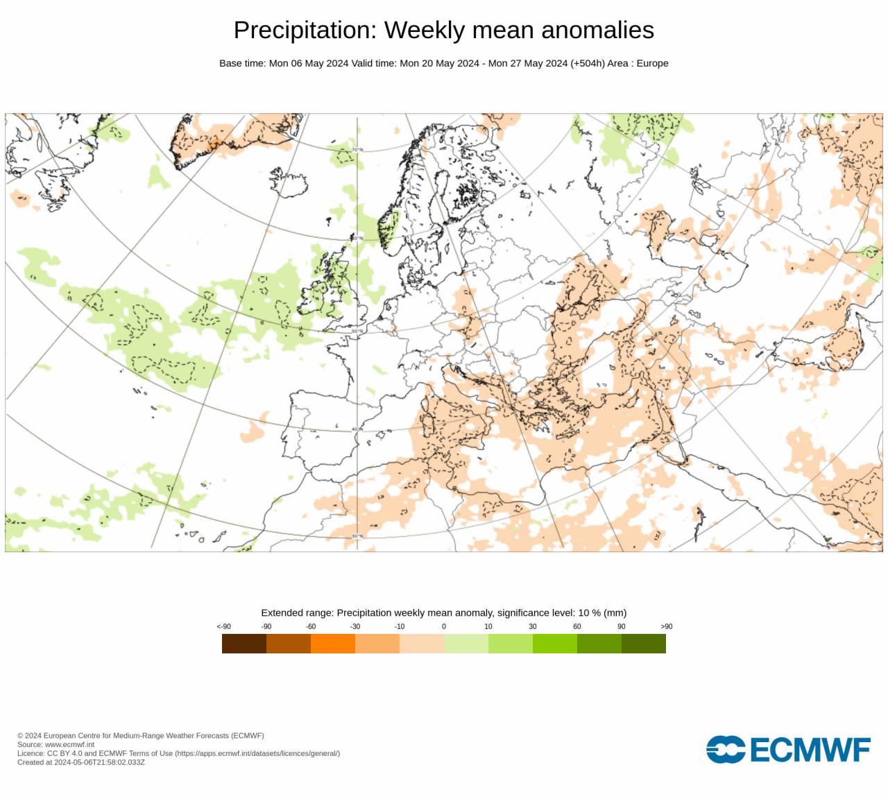 anomalie precipitazioni secondo Ecmwf anomalie precipitazioni secondo Ecmwf