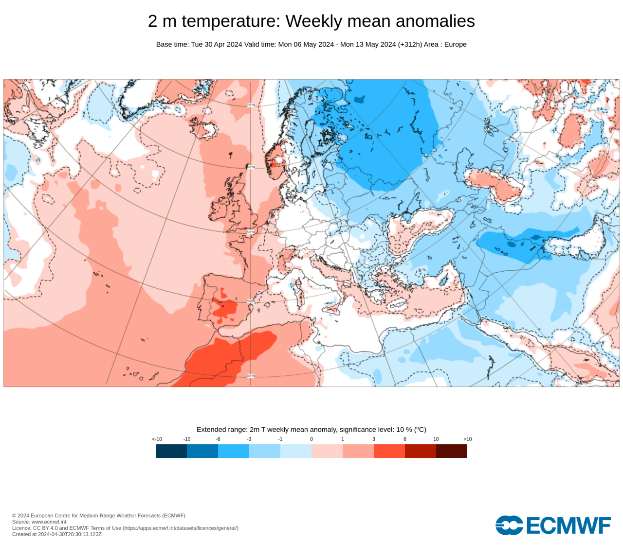 anomalie temperatura Ecmwf anomalie temperatura Ecmwf