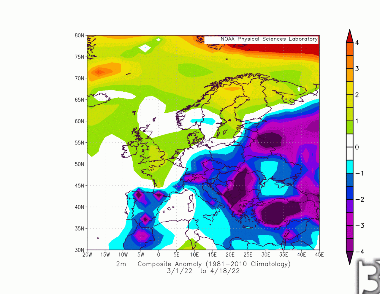 anomalie temperatura, reanalisi