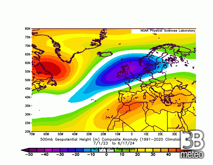 anticiclone sub tropicale persistente