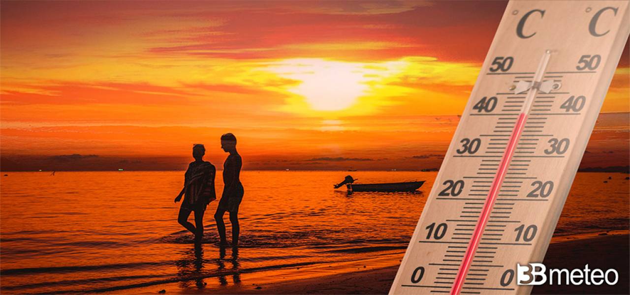 Caldo intenso per tutta la settimana, temperature fino a 40°C e oltre