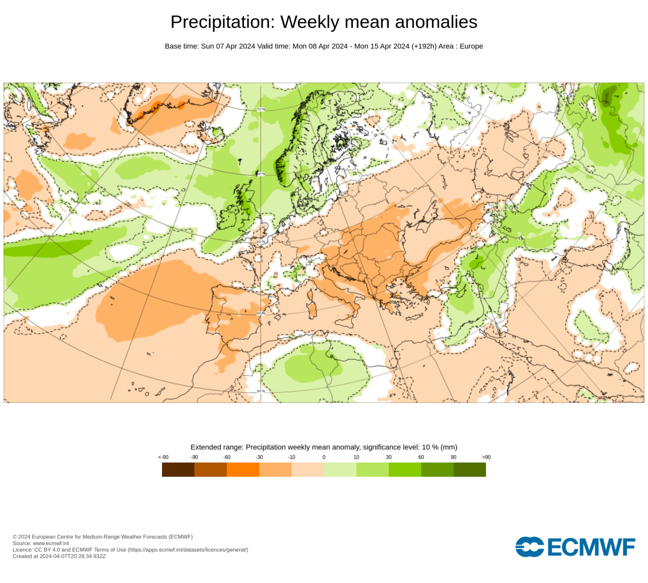 clima secco in Europa nel perido 8-15 aprile clima secco in Europa nel perido 8-15 aprile