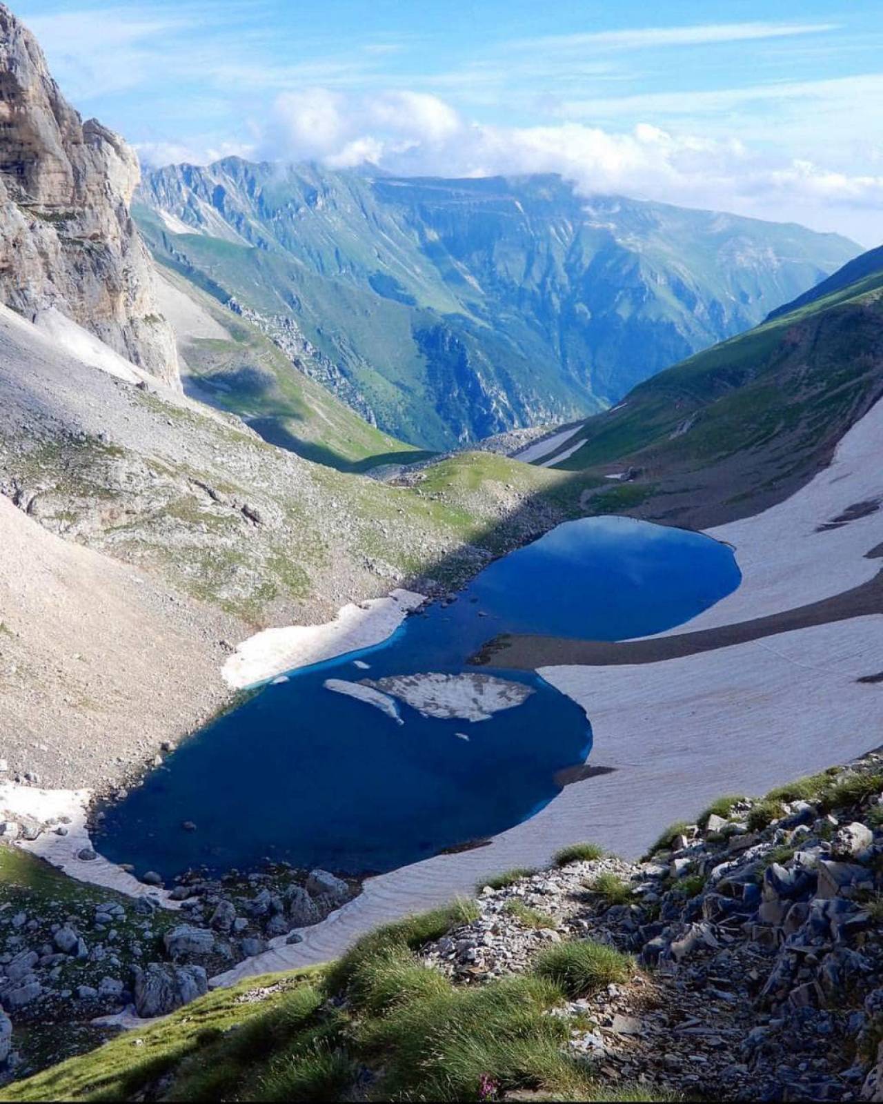  Il lago di Pilato nel maggio 2018