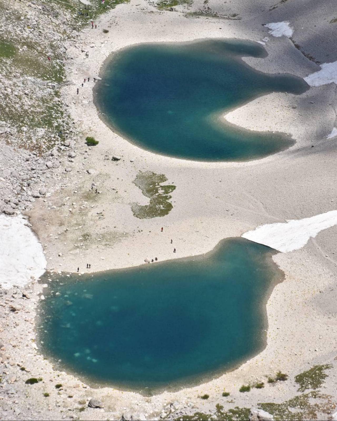 Il lago di Pilato nel maggio 2019