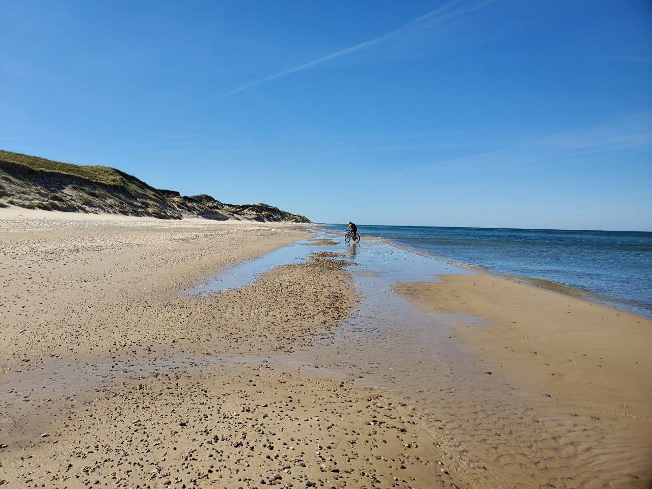 In bicicletta sulle spiagge di Jutland