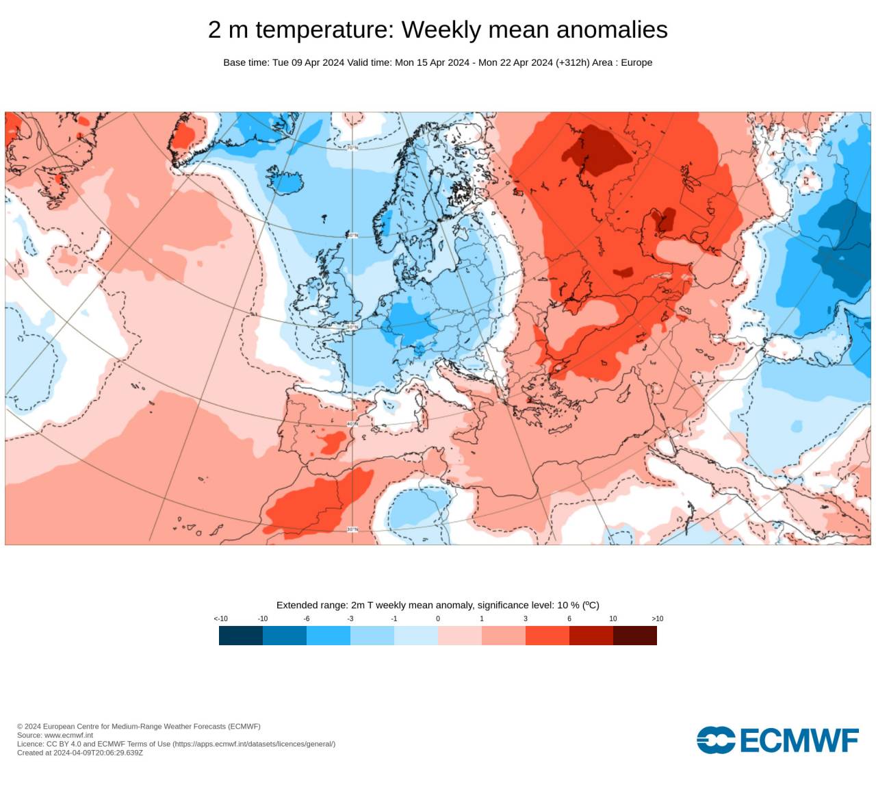 irruzione fredda e temperature sotto media sull'Europa centro settentrionale irruzione fredda e temperature sotto media sull'Europa centro settentrionale