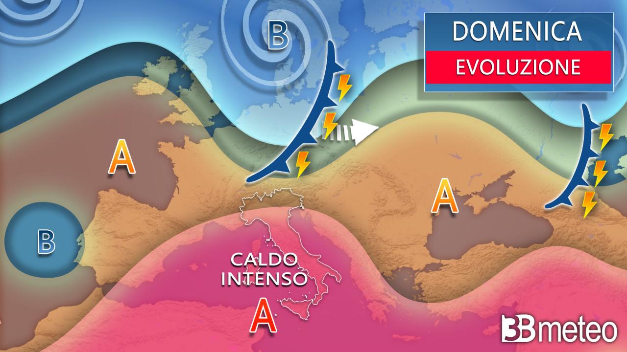 Meteo domenica Meteo domenica