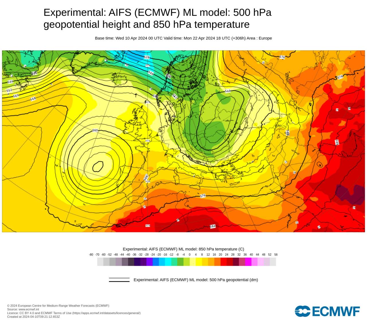modello sperimentale Ecmwf modello sperimentale Ecmwf