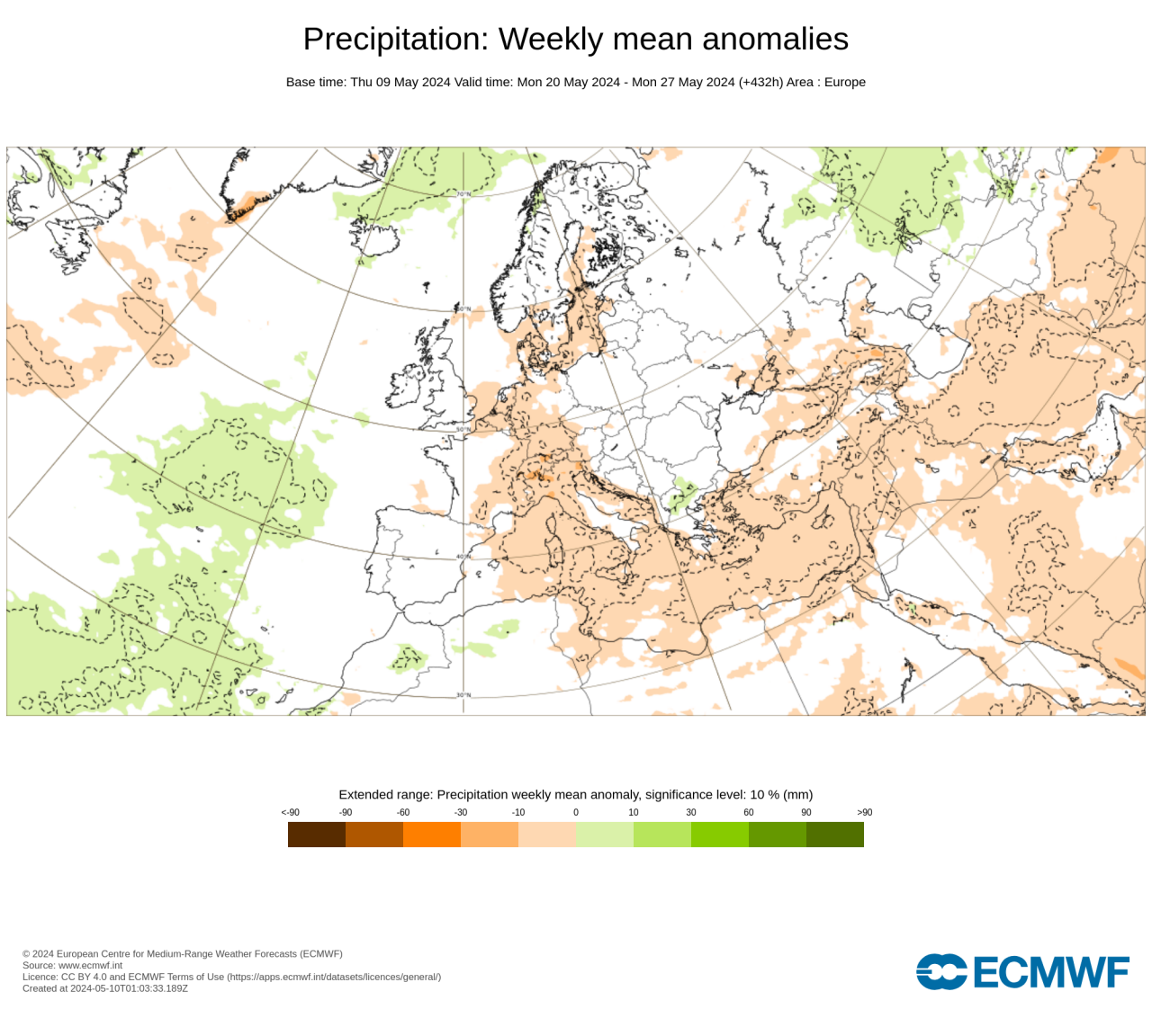 poche piogge attese nella settimana 20-26 maggio poche piogge attese nella settimana 20-26 maggio