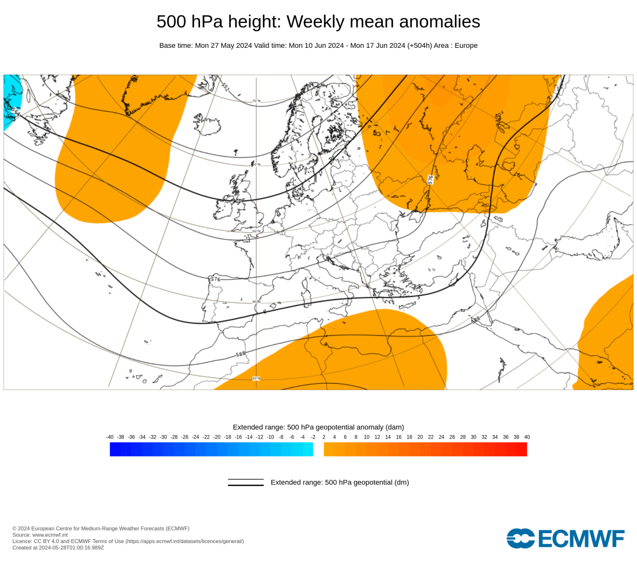 scenario atteso da metà mese secondo Ecmwf