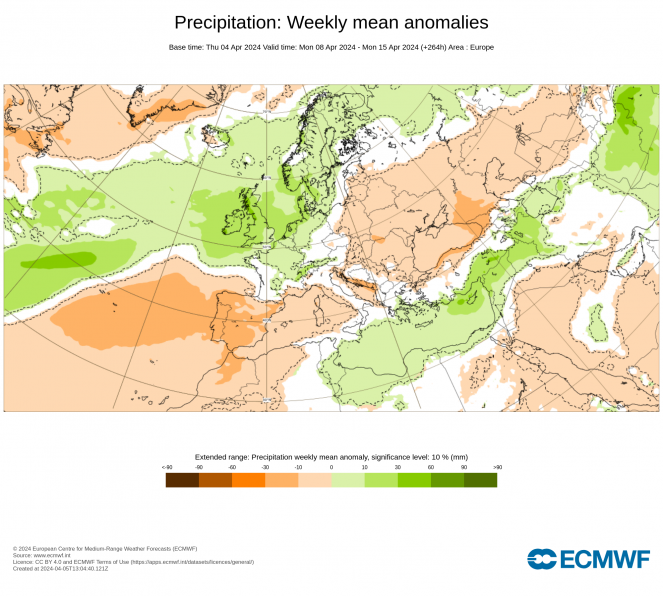 Meteo. Verso un cambio di scenario da metà mese. La tendenza fino al 25 aprile