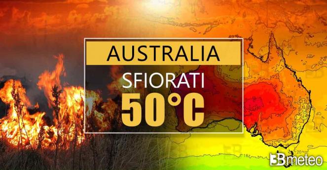 Australia, sfiorati i 50Â°C