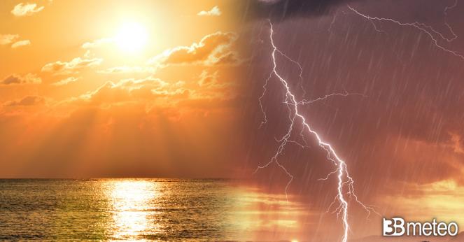 Cronaca meteo: apice del caldo africano, ma entro stasera primi forti temporali