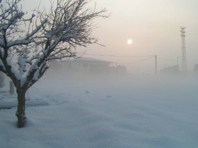L'alba del giorno dopo a Merlara, basso Veneto