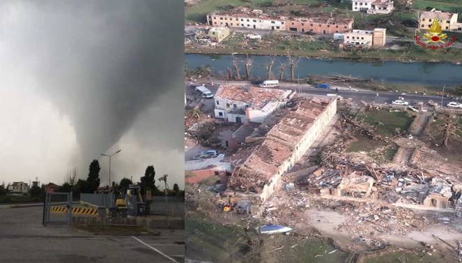 Meteo Storia - 8 Luglio 2015: il TORNADO di Dolo e Mira, Riviera del Brenta -VIDEO