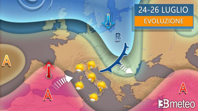 Meteo - Evoluzione prossimi giorni