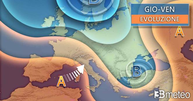 Meteo giovedì-venerdì Meteo giovedì-venerdì