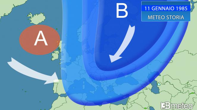 Meteo storia: lo stratwarming e il gelido risveglio dell'11 gennaio 1985
