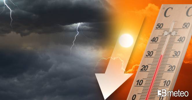 Weekend con temporali e primo calo termico