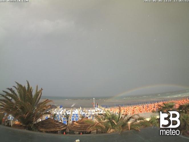 Arcobaleno webcam di Pesaro