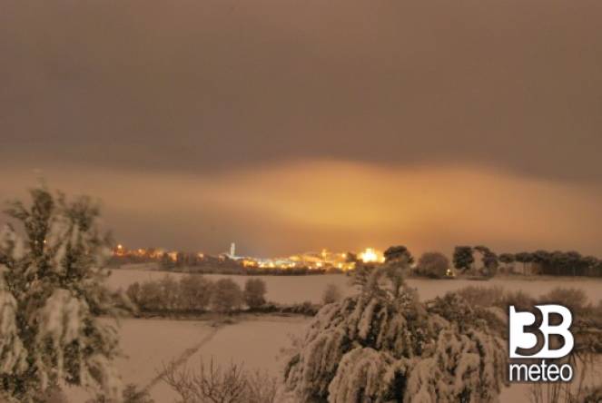 temporale nevoso Senigallia