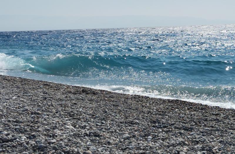 vento forte e mare agitato