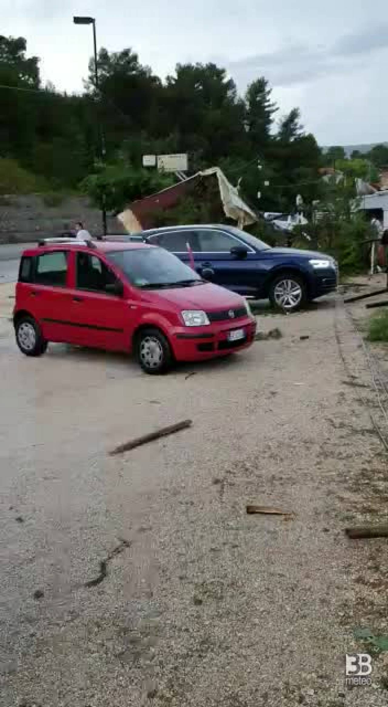 Spiaggia di Numana devastata dal temporale