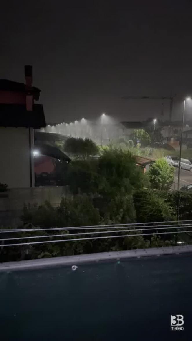 Cronaca meteo Veneto: Vigasio, forte temporale notturno - VIDEO