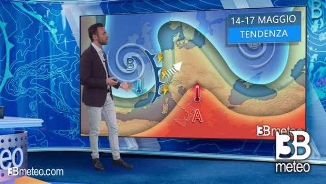 Tendenza meteo per l'inizio della prossima settimana
