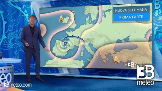 Tendenza nuova settimana con altro carico di piogge