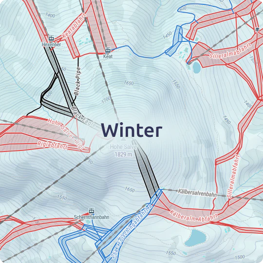 Winter map